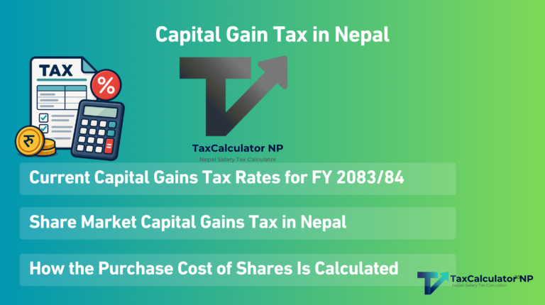 Capital Gain Tax in Nepal