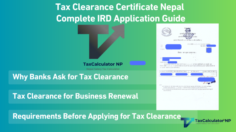 Tax Clearance Certificate